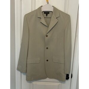 Tommy Bahama Blazer Mens Small Khaki Tan Island Soft 3-Button Sport Coat Jacket